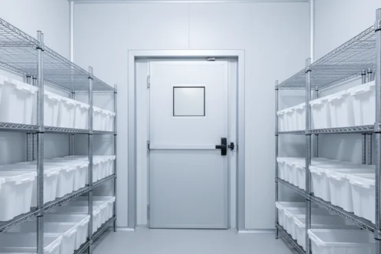 panneaux muraux pvc en chambre froide hangar froid finition durable