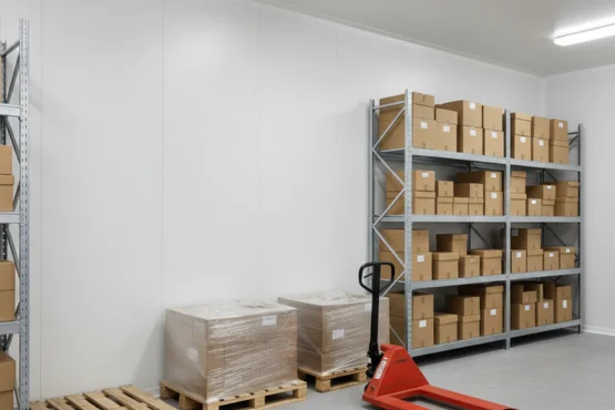 plaques murales pvc pour réserve et local de stockage remise en état